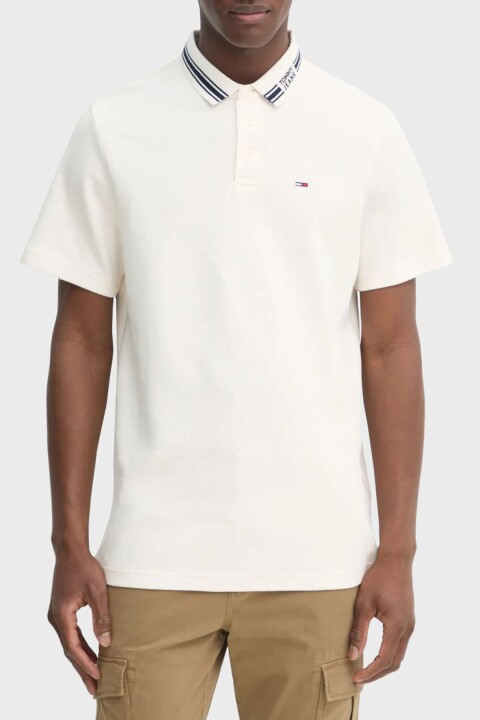 Erkek Regular Fit Polo T-Shirt - Krem 