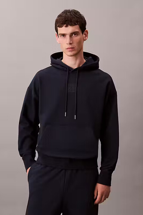 Erkek Regular Fit Premium Terry Kapüşonlu Sweatshirt - Koyu Lacivert 