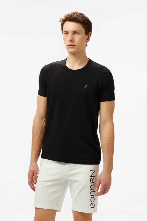 Erkek Regular Fit T-Shirt - Siyah 