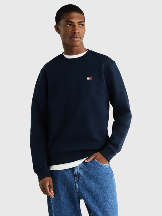 Erkek Regular Sweatshirt-Mavi 