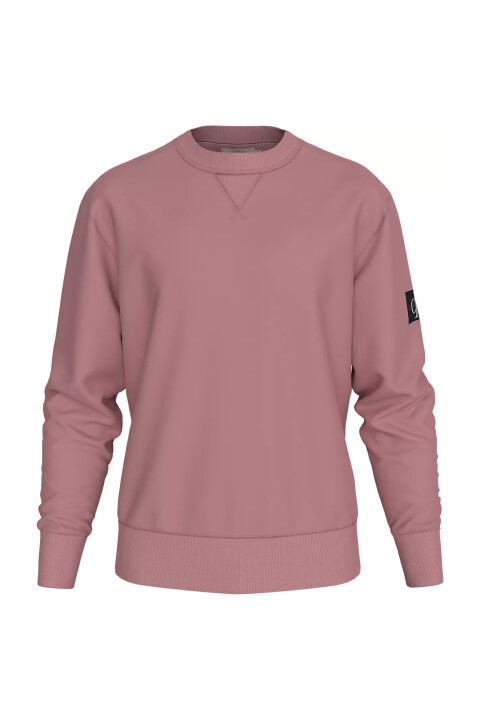 Erkek Rozetli Sweatshirt - Mor 