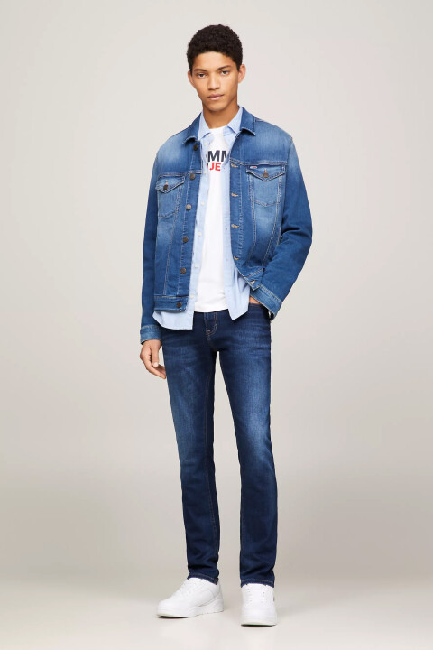 Erkek Scanton Slım Asdbs Jean Pantolon-Lacivert 