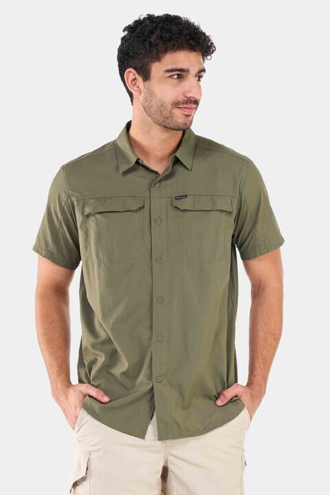 Erkek Silver Ridge 2.0 Kısa Kollu Gömlek - Yeşil 
