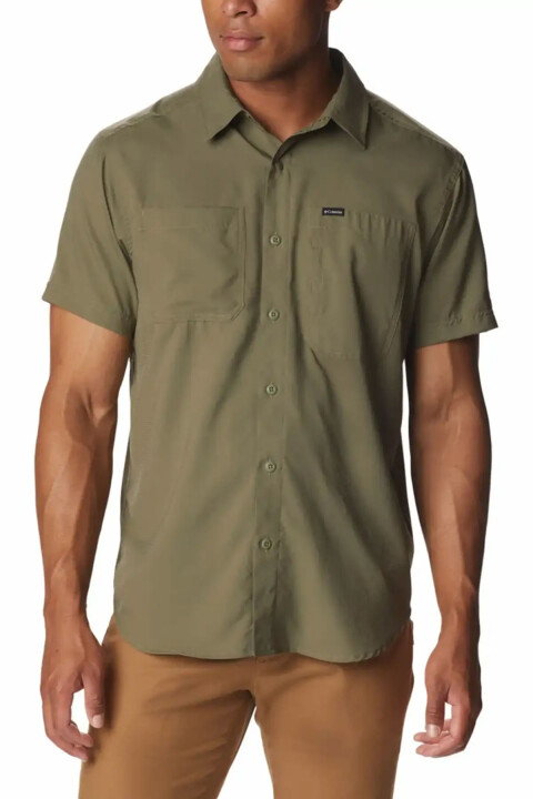 Erkek Silver Ridge Kısa Kollu Gömlek - Yeşil 