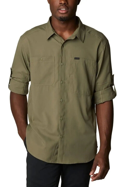 Erkek Silver Ridge Utility Lite Uzun Kollu Gömlek - Yeşil 