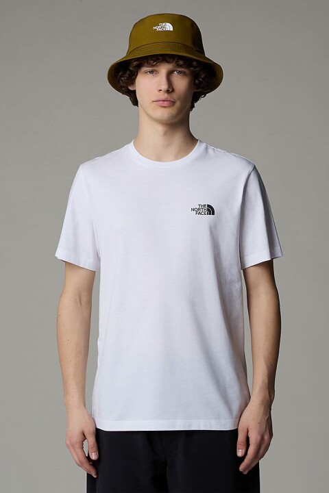 Erkek Simple Dome T-Shirt - Beyaz 