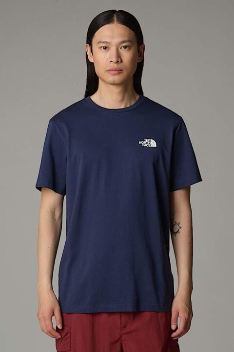Erkek Simple Dome T-Shirt - Lacivert 