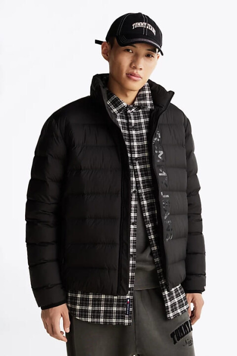 Erkek Şişme Mont - Siyah 