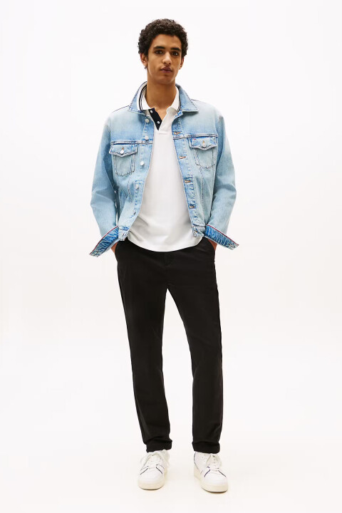 Erkek Slim Fit Chino Pantolon – Siyah 