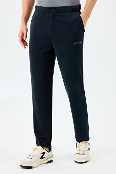 Erkek Slim Fit Modal Karışımlı Eşofman Altı - Siyah 