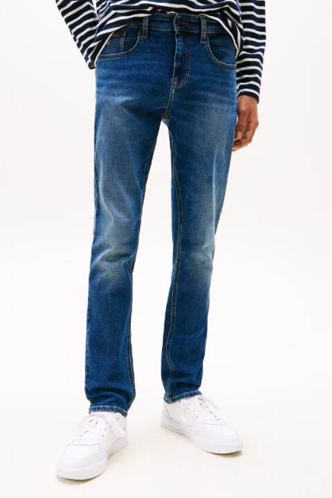 Erkek Slim Fit Scanton Jean Pantolon - Mavi 