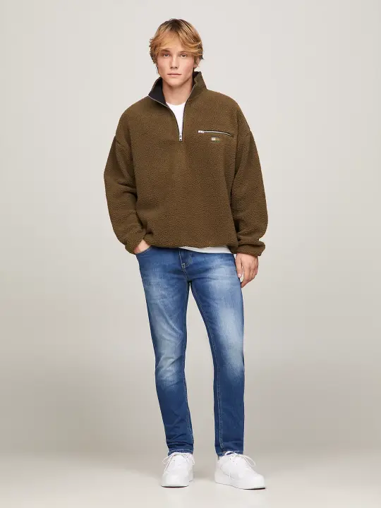 Erkek Slim Tapered Fit Jean Pantolon 