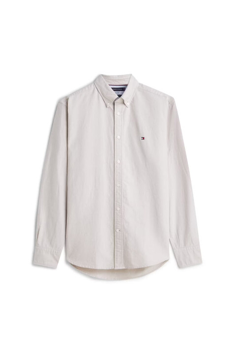 Erkek Solid Heritage Oxford Uzun Kollu Gömlek - Çöl 