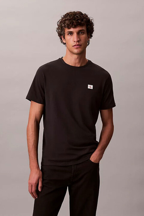 Erkek SS Badge30S Jersey Classic T-Shirt - Siyah 