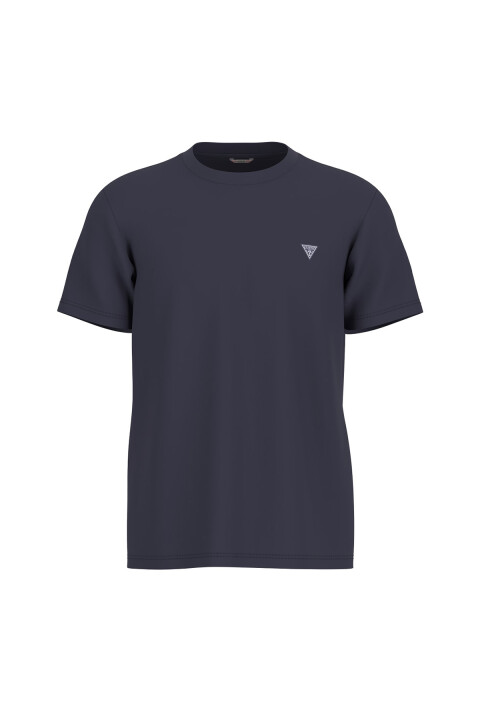 Erkek SS CN Patch T-Shirt - Lacivert 