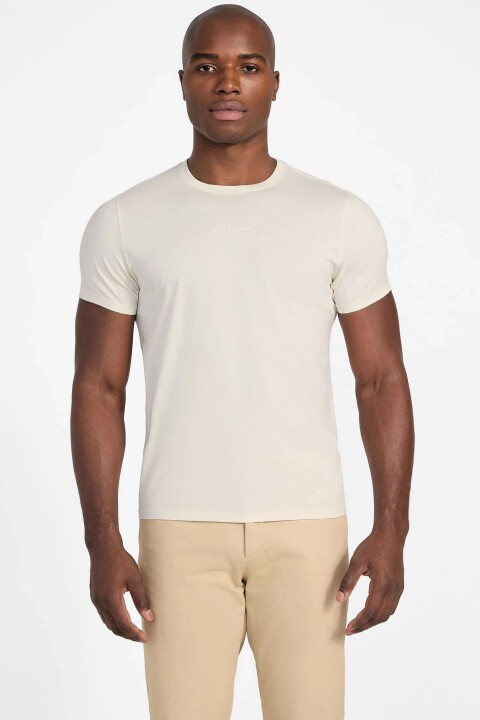 Erkek SS GUESS EMB PIMA CR T-SHIRTS 