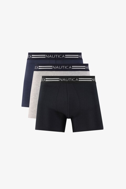 Erkek Standart Fit 3'lü Boxer - Lacivert 
