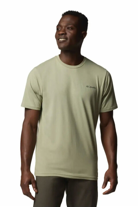 Erkek Sun Trek Kısa Kollu T-Shirt - Safari 