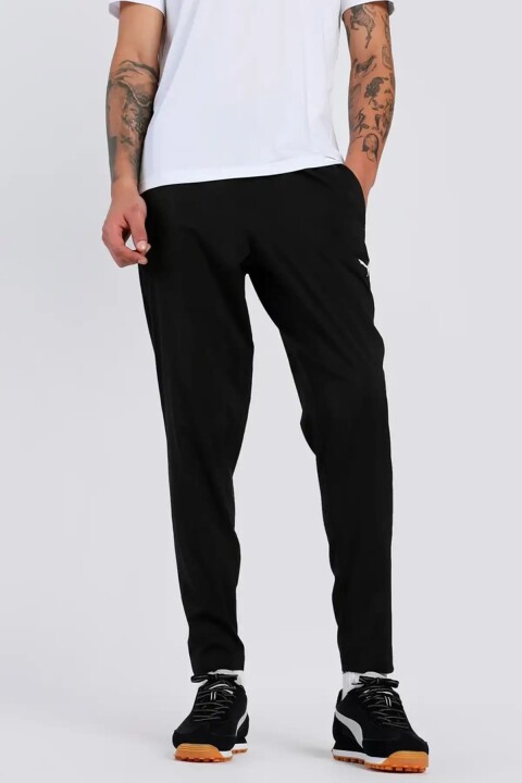 Erkek Tad Ess Woven Tapered Eşofman Altı - Siyah 