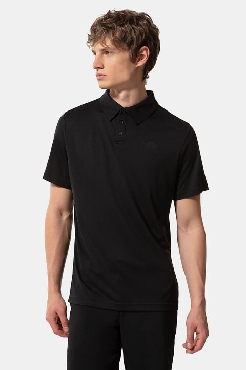 Erkek Tanken Polo T-Shirt - Siyah 