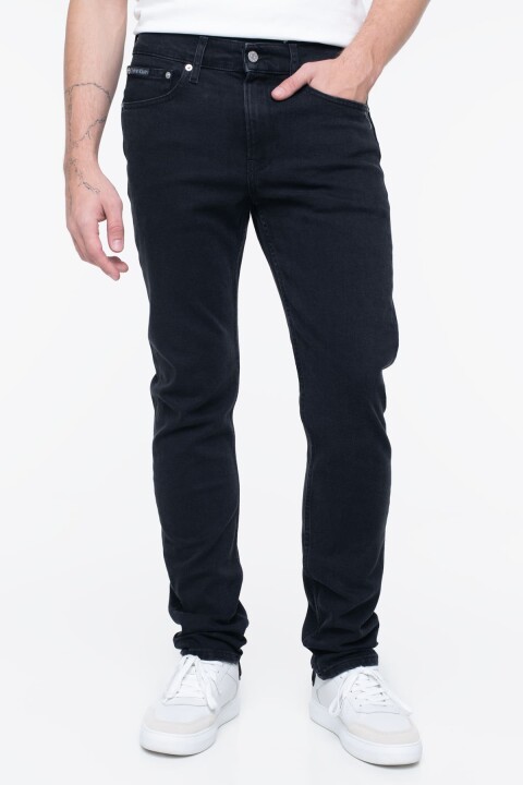Erkek Tapper Slim Jeans Pantolon - Siyah 