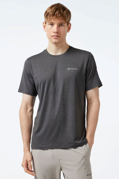 Erkek Tech Trail Kısa Kollu T-Shirt - Siyah 