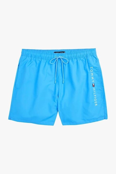 Erkek Th Bağcıklı Deniz Şortu - Mavi 