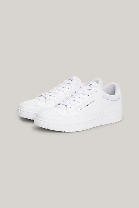 Erkek Th Basket Core Sneaker - Beyaz 
