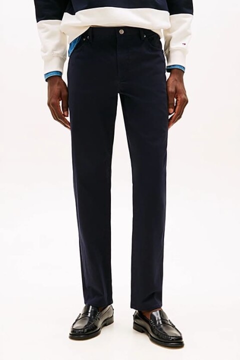 Erkek Th Denton Düz Paça Pantolon - Lacivert 