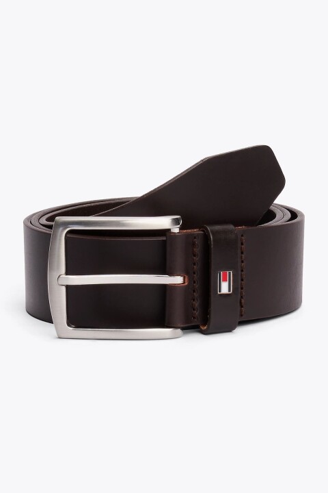 Erkek Th Denton Kemer - Koyu Kahverengi 