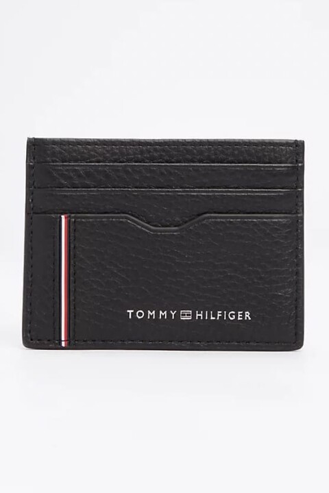 Erkek Th Deri Kartlık - Siyah 