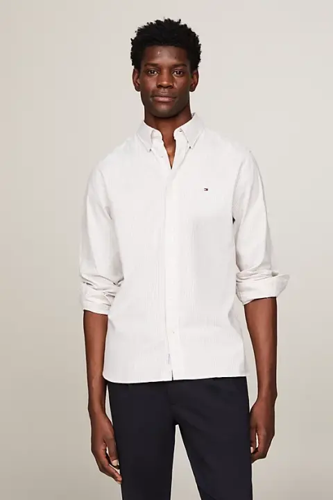 Erkek Th Flex 1985 Oxford Gömlek - Bej 