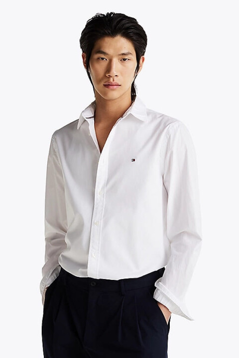 Erkek Th Flex Poplin Gömlek - Beyaz 