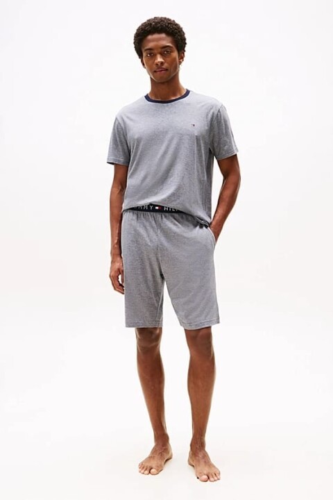 Erkek Th Jersey Stripe Pijama Takımı - Mavi 