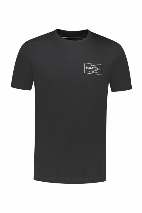 Erkek Th Mono Logo T-Shirt - Siyah 