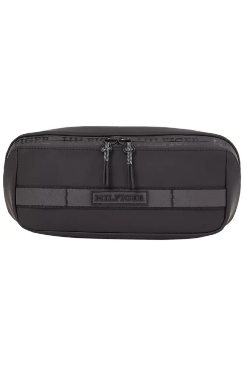 Erkek Th Monotype Washbag Erkek El Çantası - Siyah 