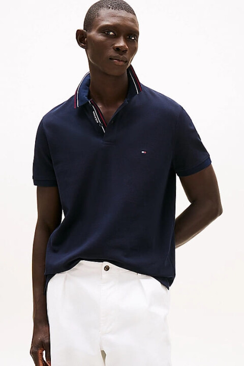 Erkek Th Regular Polo T-Shirt - Lacivert 