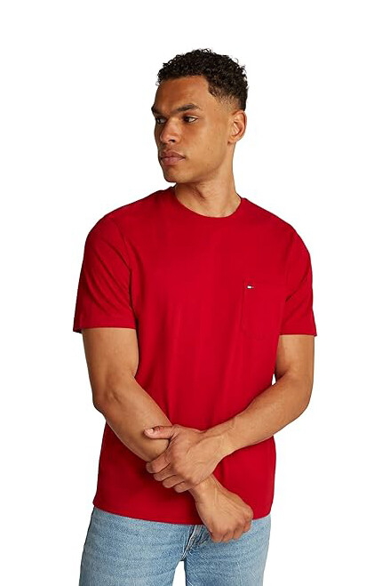 Erkek Th Solid T-Shirt - Kırmızı 