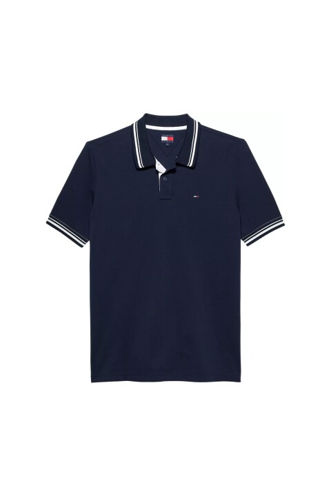 Erkek Tipped Polo Yaka T-Shirt - Lacivert 