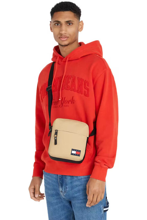 Erkek TJM Daily + Reporter Omuz Çantası - Bej 