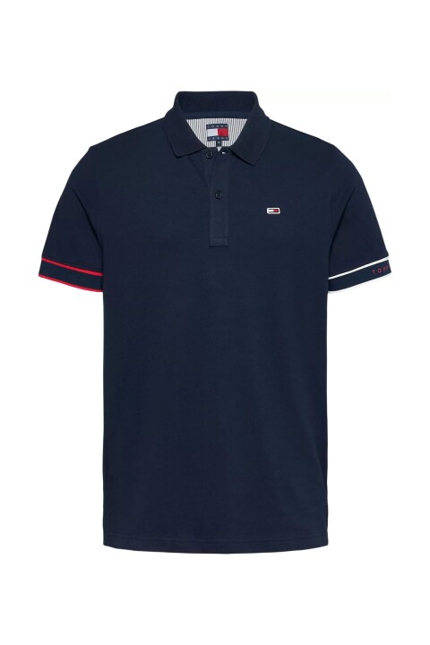 Erkek Tjm Flag Polo T-Shirt - Lacivert 