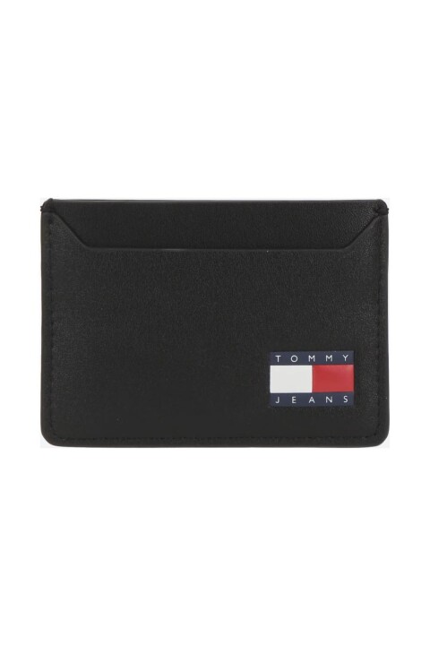 Erkek Tjm Heritage Deri Cüzdan - Siyah 