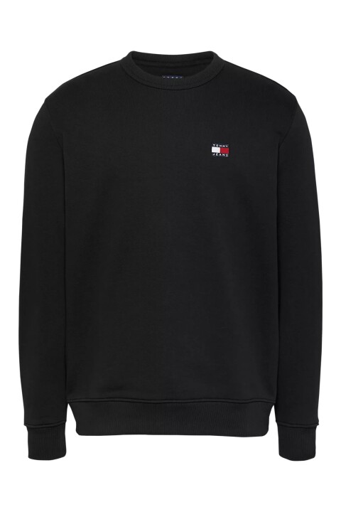 Erkek Tjm Logo Sweatshirt - Siyah 