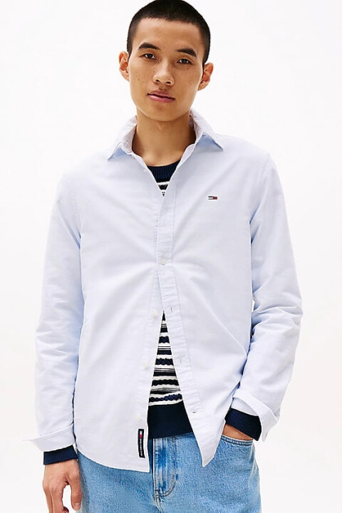 Erkek Tjm Oxford Casual Gömlek - Açık Mavi 