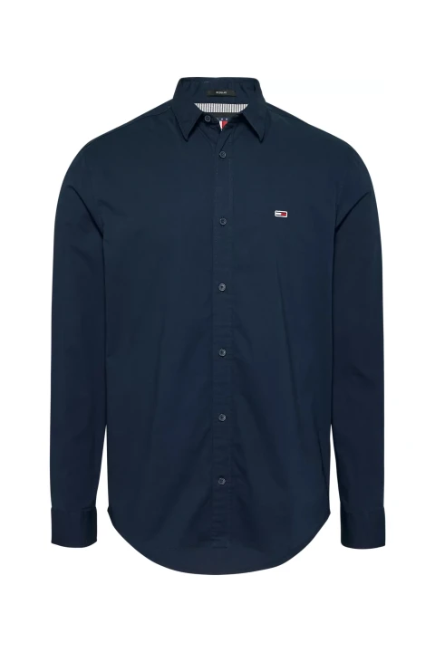 Erkek Tjm Reg Entry Poplın Gömlek-Lacivert 