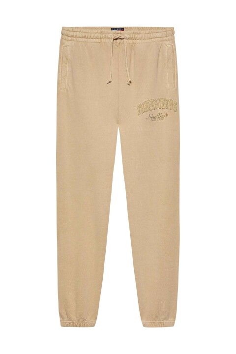 Erkek Tjm Rlx Vintage Varsity Jogger Eşofman Altı - Bej 