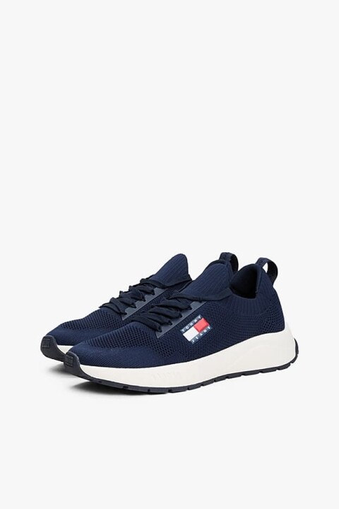 Erkek Tjm Runner Knit Örgü Sneaker - Lacivert 