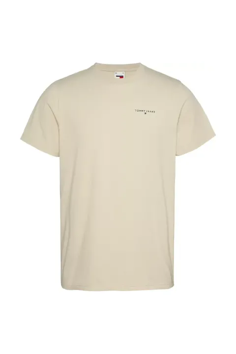Erkek Tjm Slım Lınear Chest Tee Ext T-Shirt-Bej 