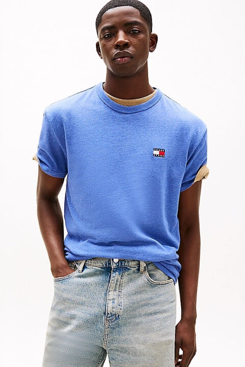 Erkek Tjm Tek Renk T-Shirt - Mavi 