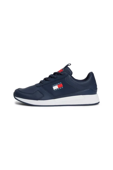 Erkek Tommy Jeans Flexı Runner Sneaker-Lacivert 